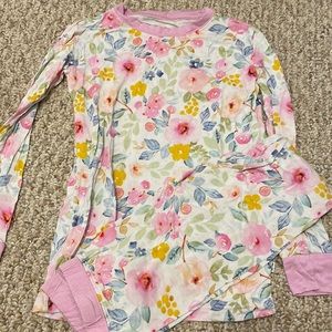 Little Sleepies 7/8 Flower Pajamas